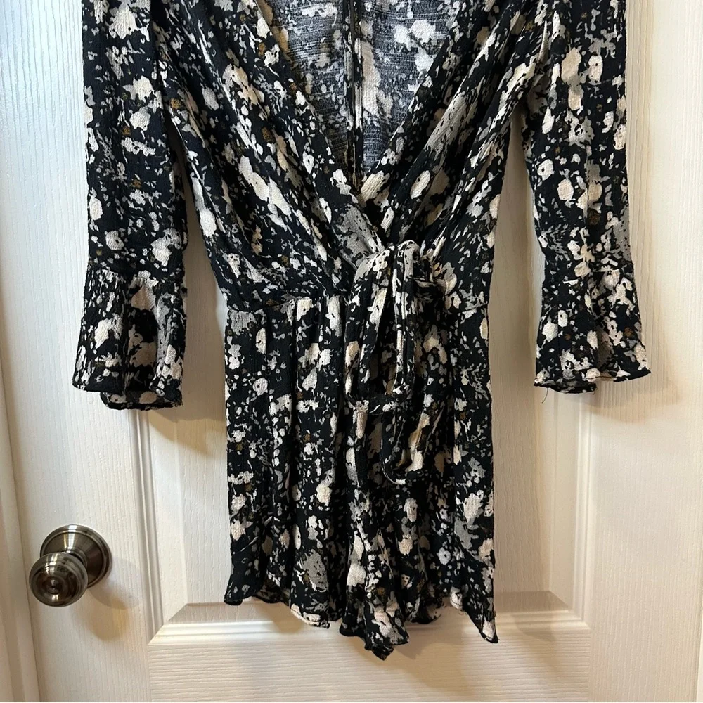 Free People All The Right Ruffles Floral Romper - Picture 10 of 10